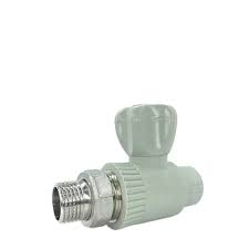 3/4" PPRC Кран для радіатора прямий з ущільненням 9633711 3/4" PPRC Кран для радіатора прямий з ущільненням 9633711